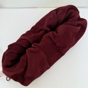 Brand New Premium Suede Burgundy Clutch. ASOS Design New.
